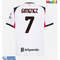 AC Milan Santiago Gimenez #7 Gostujuci Dres 2025-26 Kratak Rukav